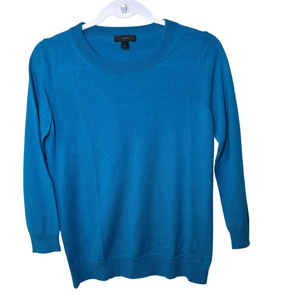 J.Crew blue 100% Merino Wool lightweight sweater S